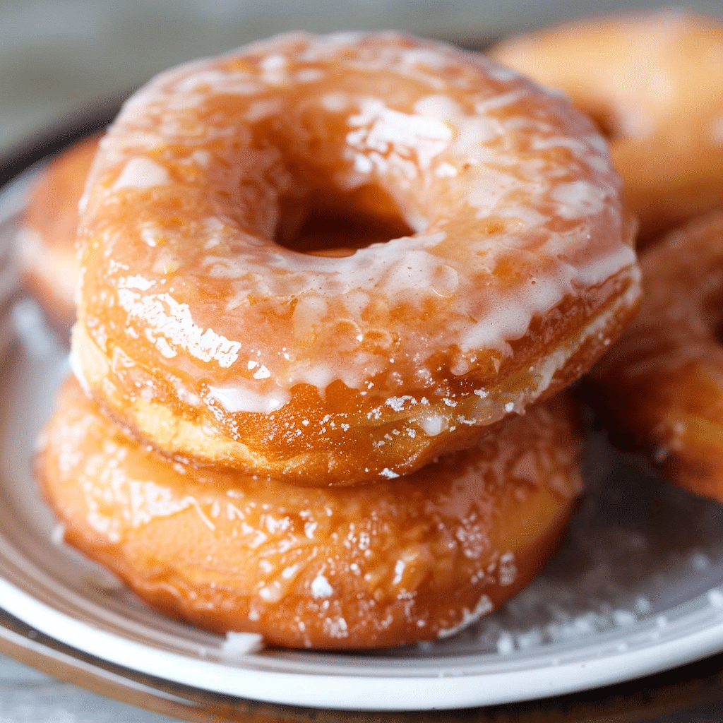 Homemade Glazed Donut