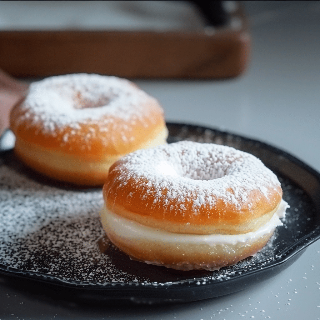 Korean Milk Cream Donuts