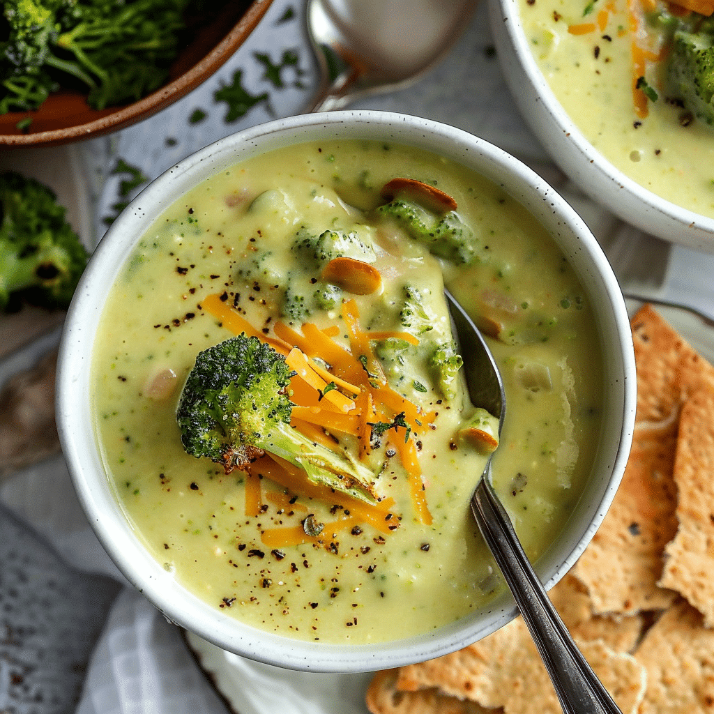 The Best Broccoli Cheese Soup