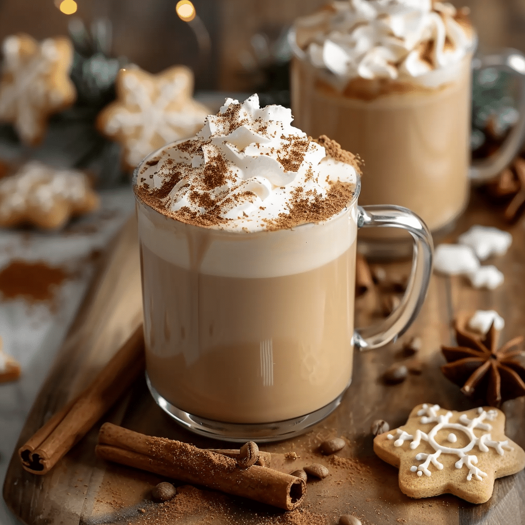 Cozy Gingerbread Latte