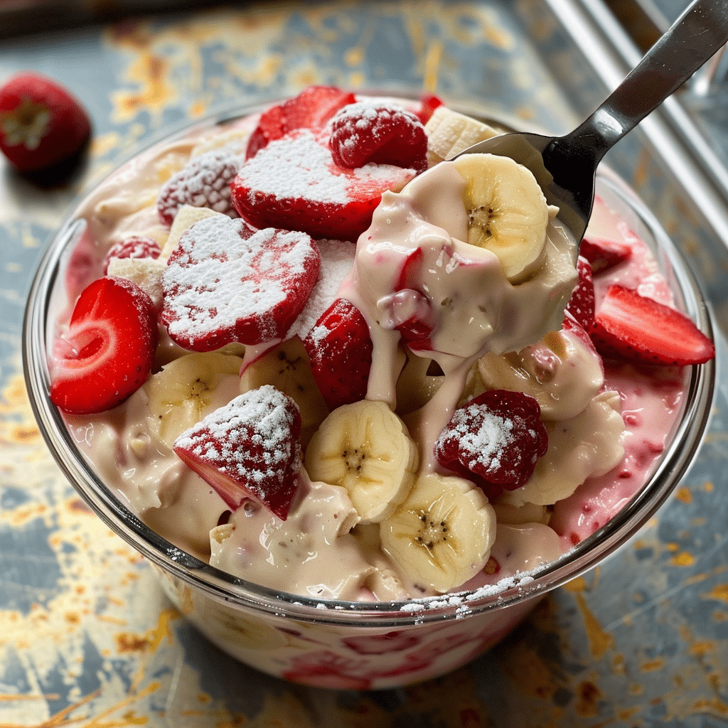 Strawberry Banana Pudding