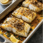 Baked cod