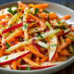 Crunchy Apple & Carrot Salad with Creamy Citrus