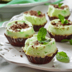 Minty Mini Cheesecake Bites