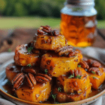 Pecan Honey Roasted Sweet Potatoes