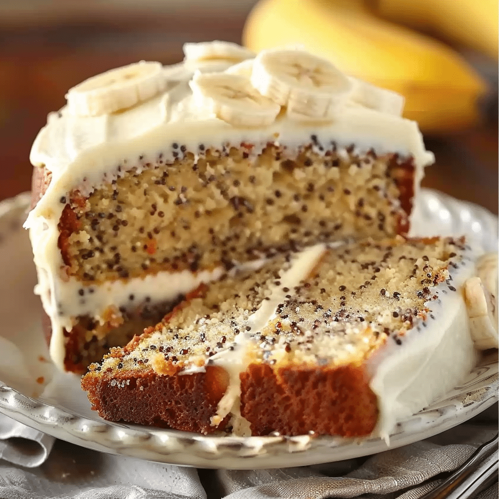 Banana Bread Cake with Cream Cheese Frosting