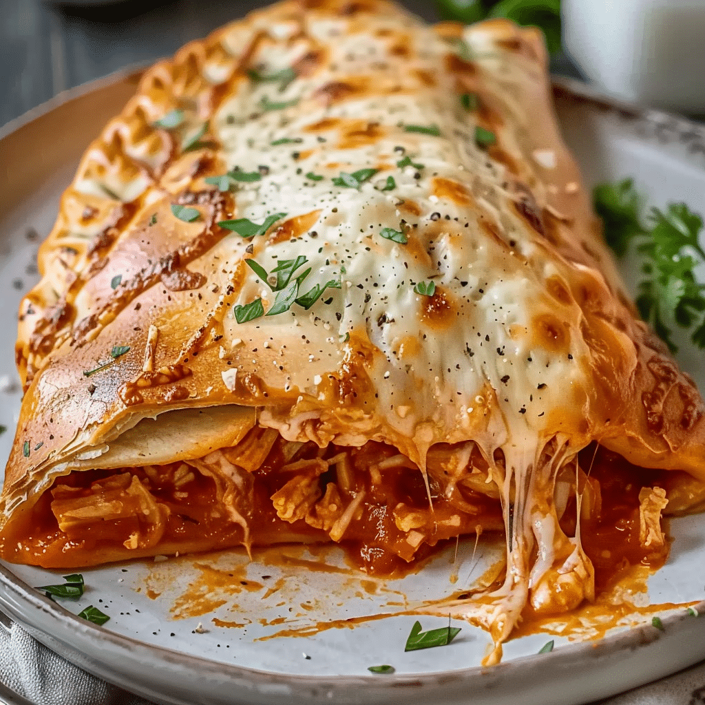 Chicken Parmesan Calzone