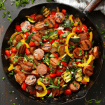 Sausage and Veggies Skillet