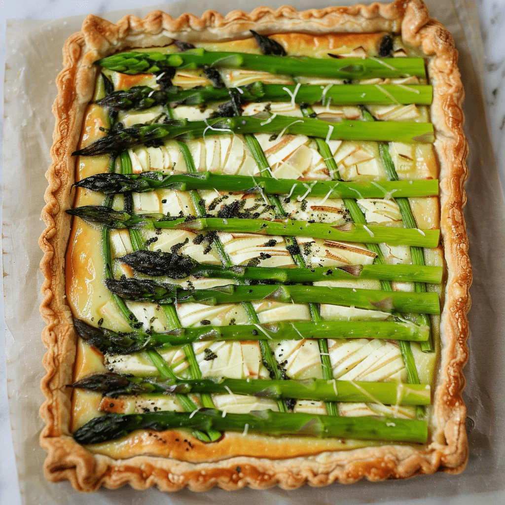 Asparagus Gruyere Tart