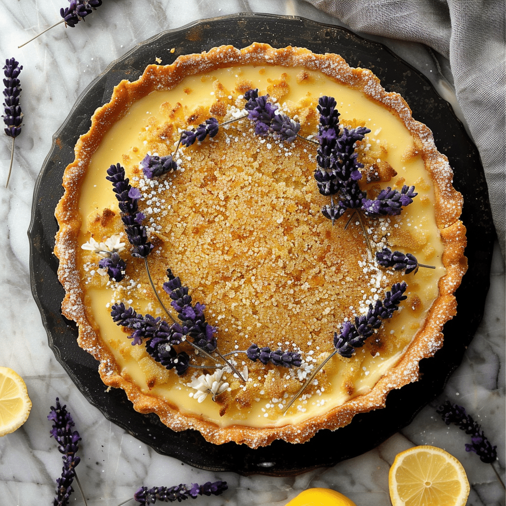 Lavender Lemon Tart