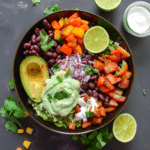 Mexican Buddha Bowl with Cilantro Lime Sauce