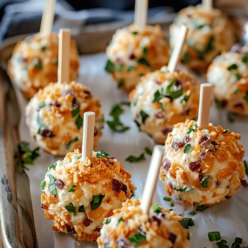 Mini Cheese Ball Bites