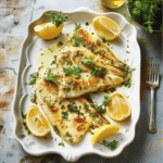 8 Minute Baked Flounder