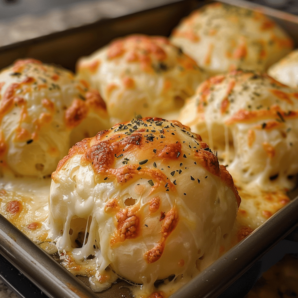 Gooey Mozzarella Biscuit Bombs