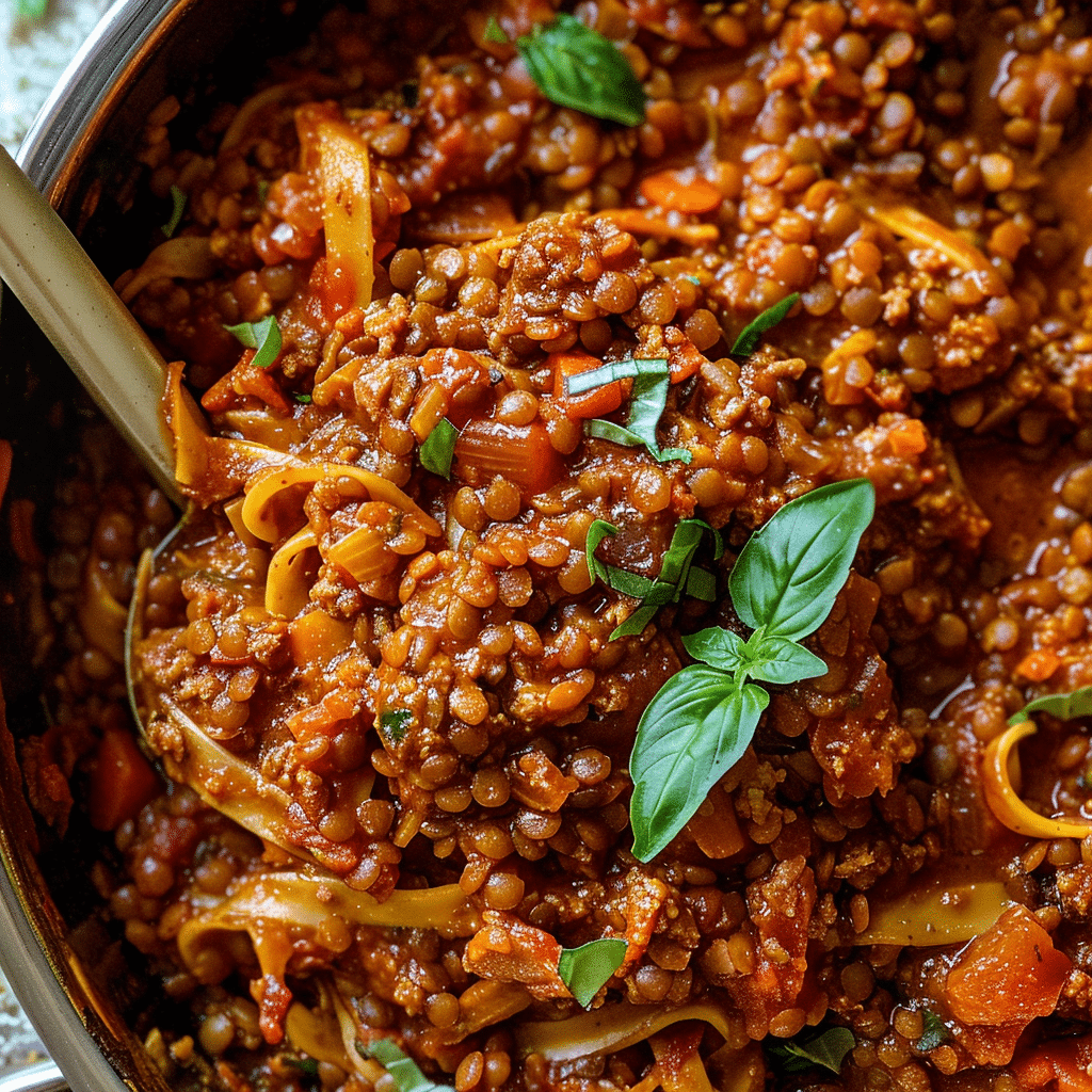 Lentil Bolognese