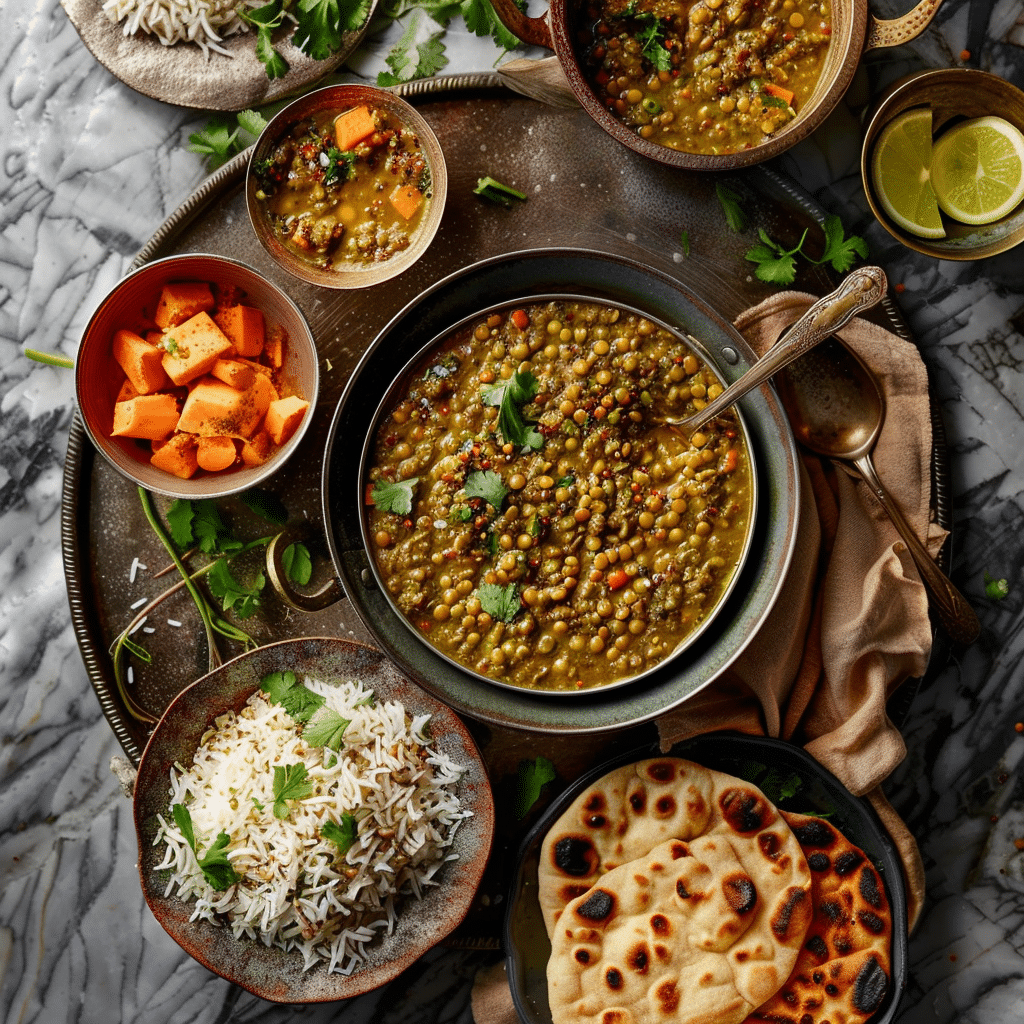 Pot Green Lentil Dal