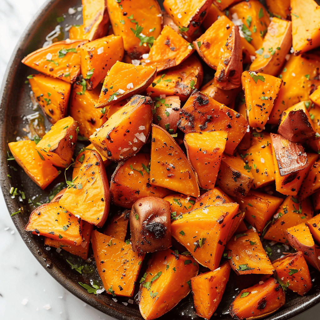 roasted sweet potatoes