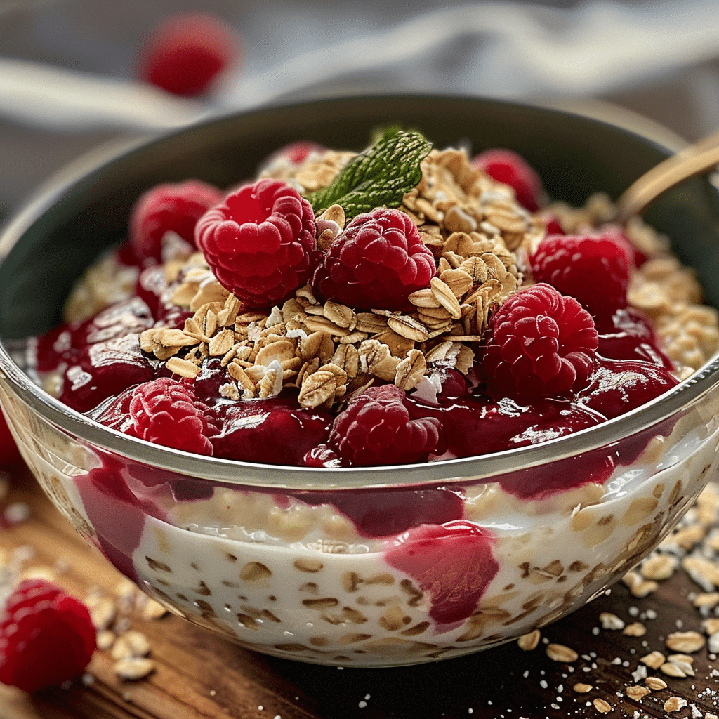 Vanilla Raspberry Oats