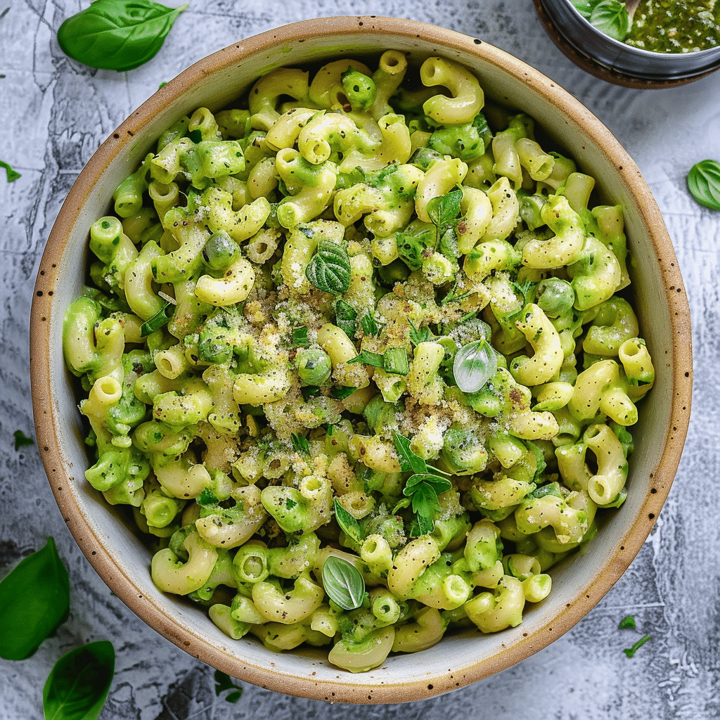 Healthy Green Mac and Cheese