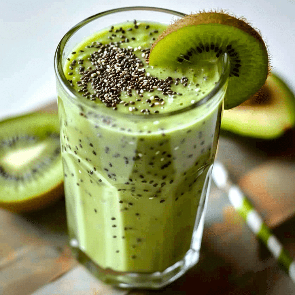 Avocado and Kiwi Smoothie