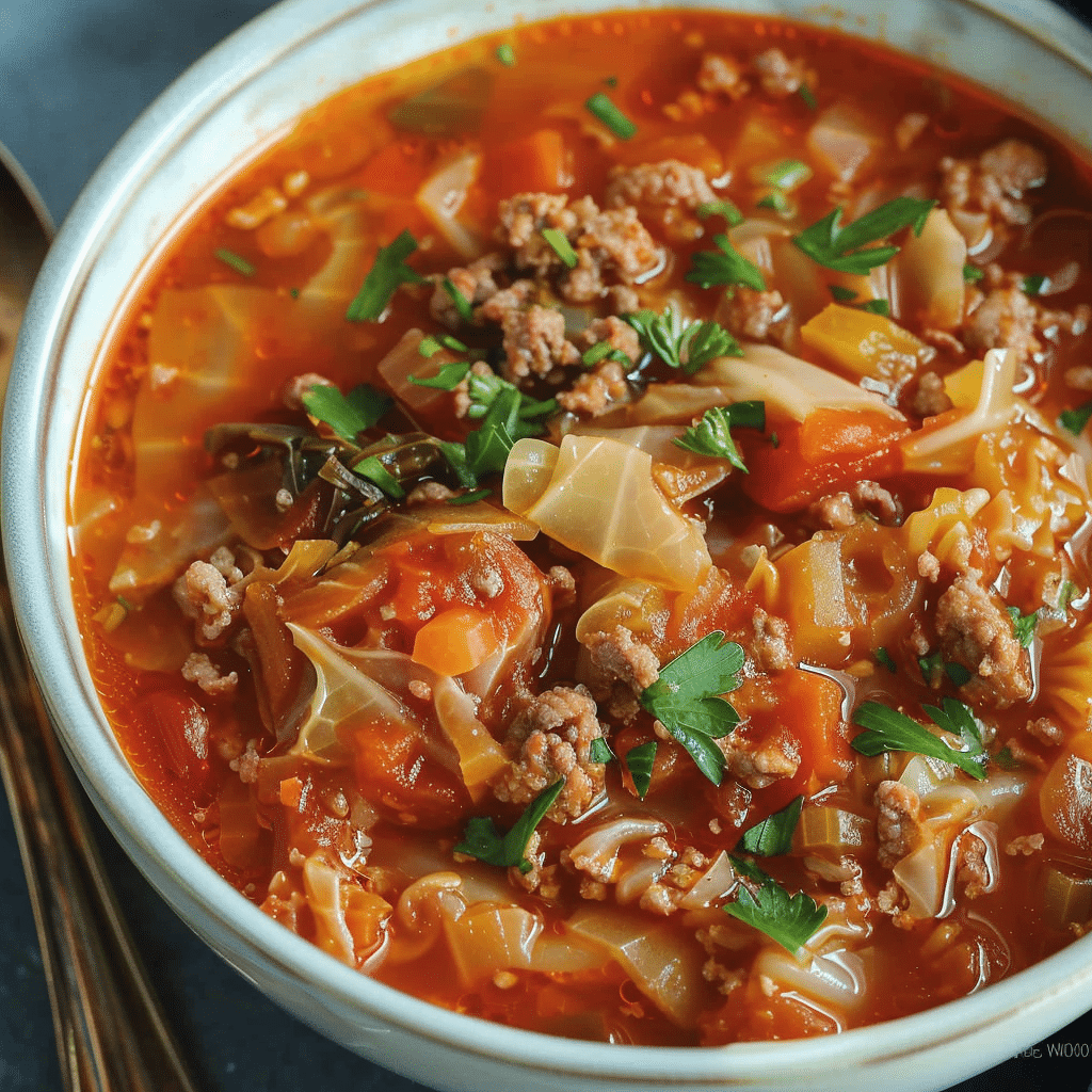 Cabbage Roll Soup