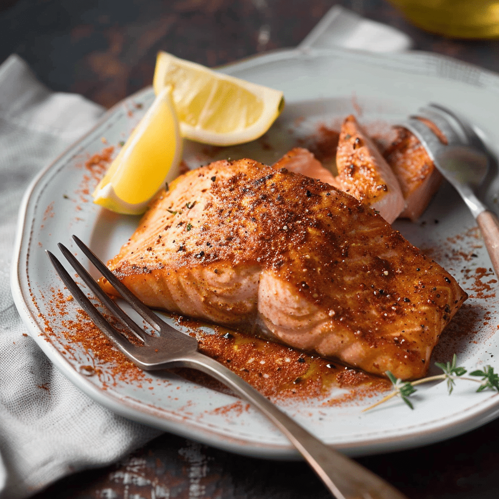 Broiled Salmon