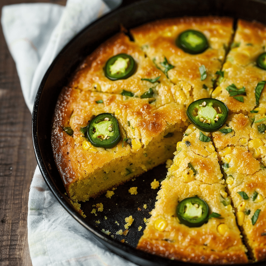 Cheddar Jalapeño Cornbread