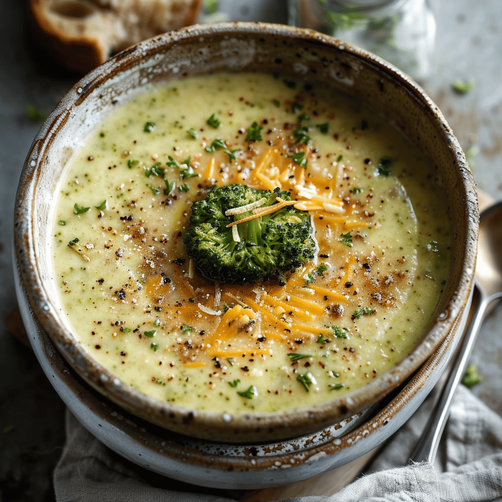 Creamy Broccoli Cheddar Soup