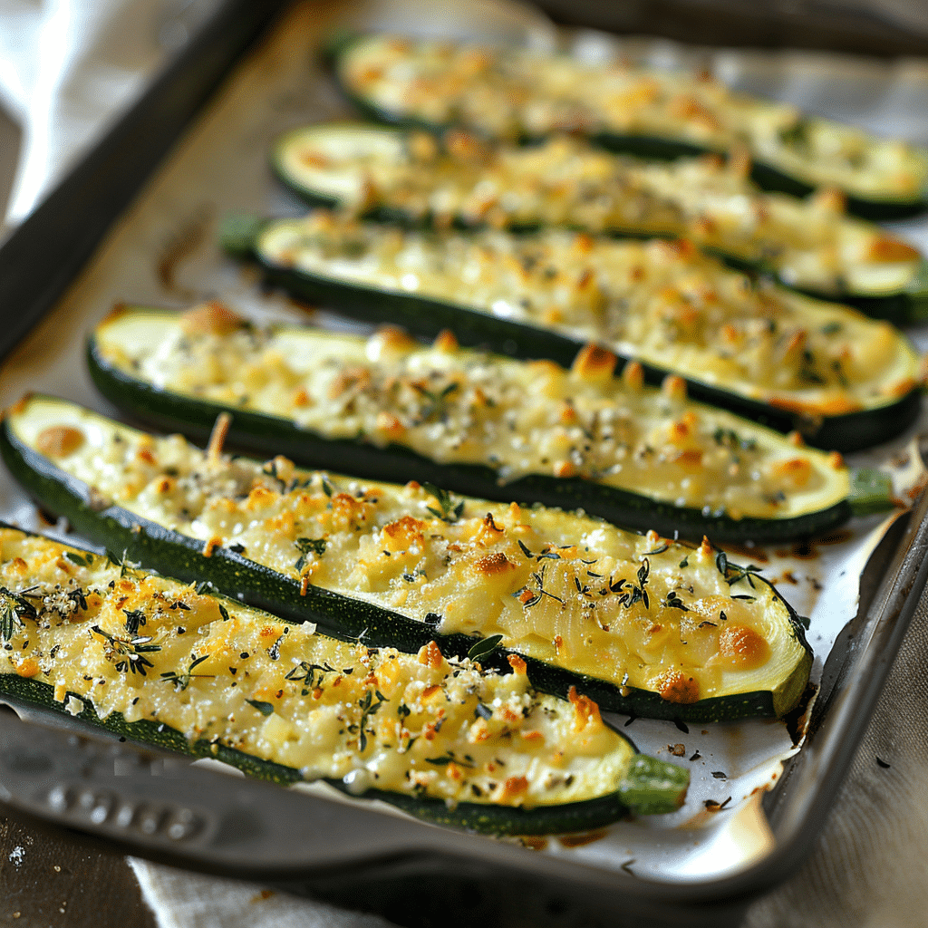 Baked Zucchini Spears