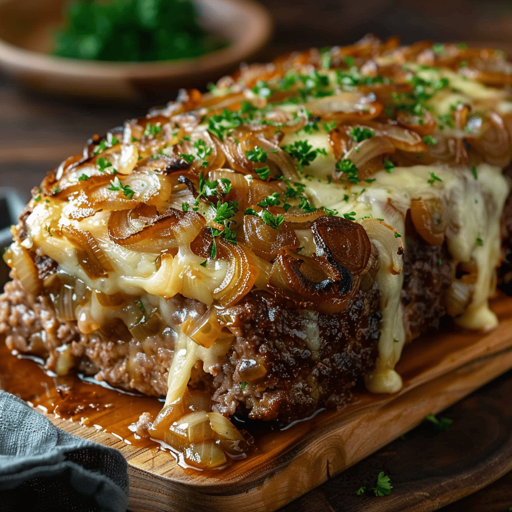 French Onion Meatloaf