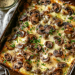 Hamburger Mushroom Bake