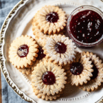 Cookies with Lingonberry Jam