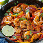 Shrimp Fajitas Skillet