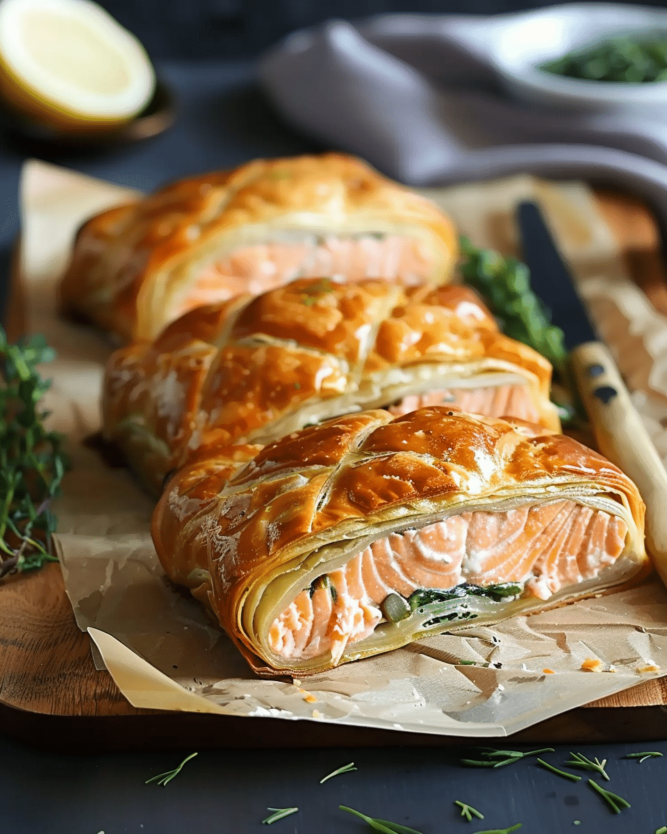 Individual Salmon Wellingtons