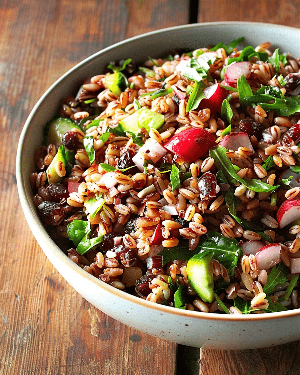 Spring Wheat Berry Salad