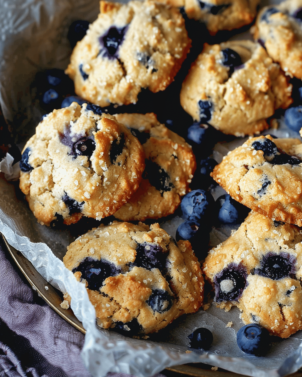 Blueberry Yogurt Cookies