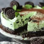 Mint Oreo Cheesecake