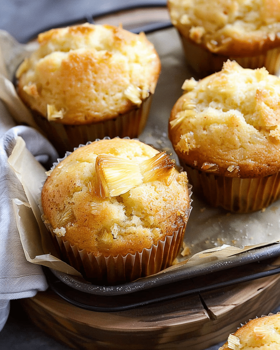 Pineapple Coconut Muffins