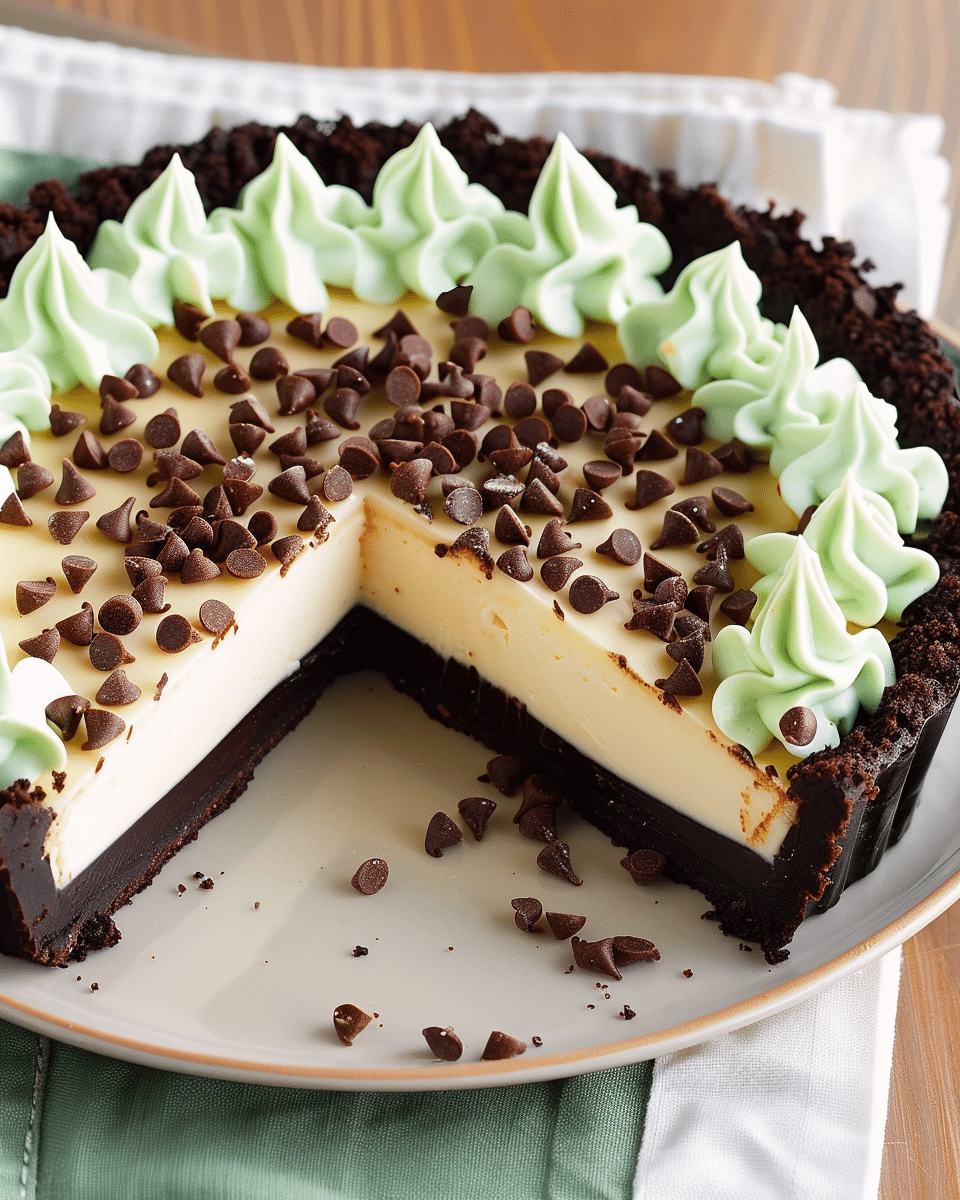 Irish Cream Chocolate Tart