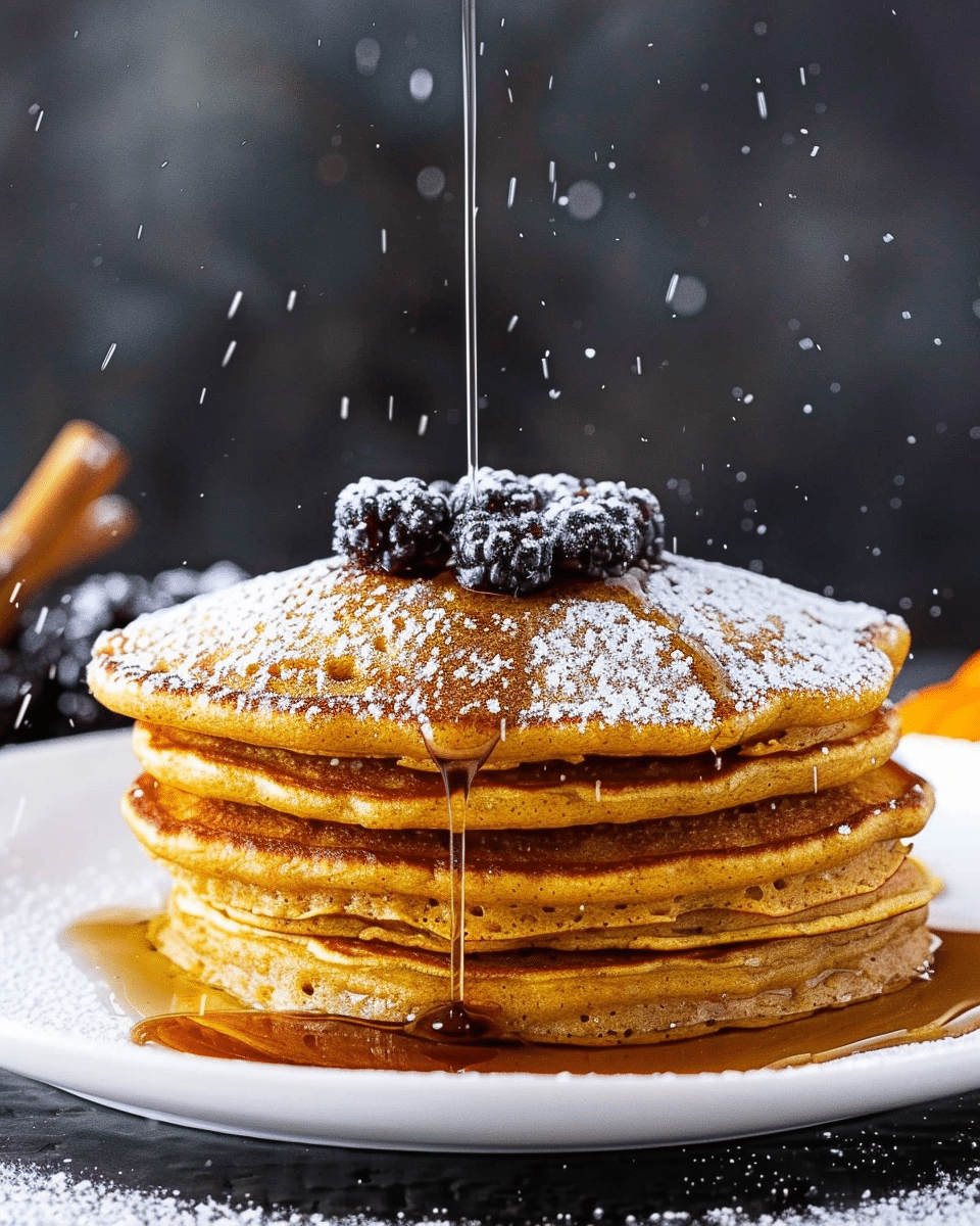 Fluffy Pumpkin Pancakes