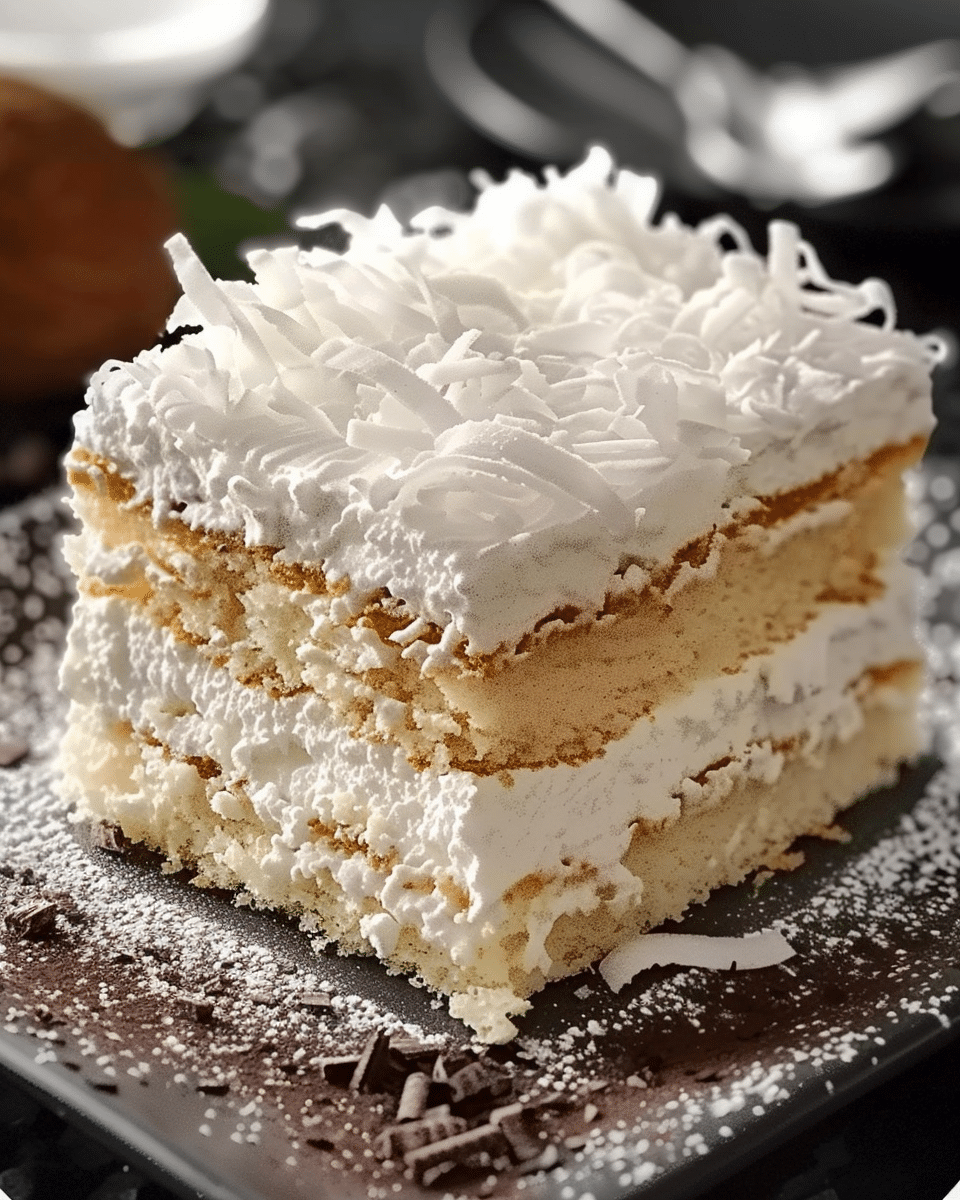 Creamy Coconut Cake Delight