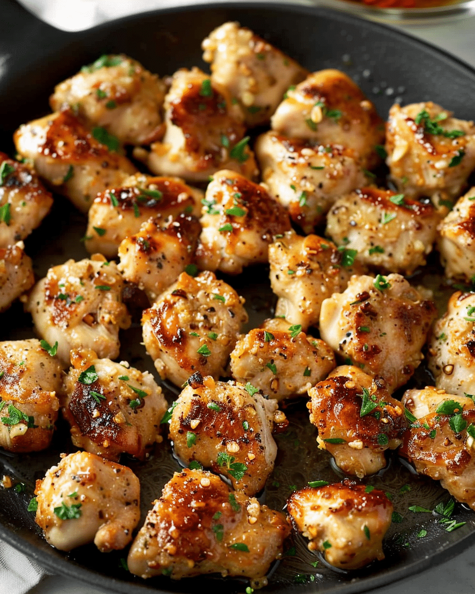 Garlic Butter Chicken Bites