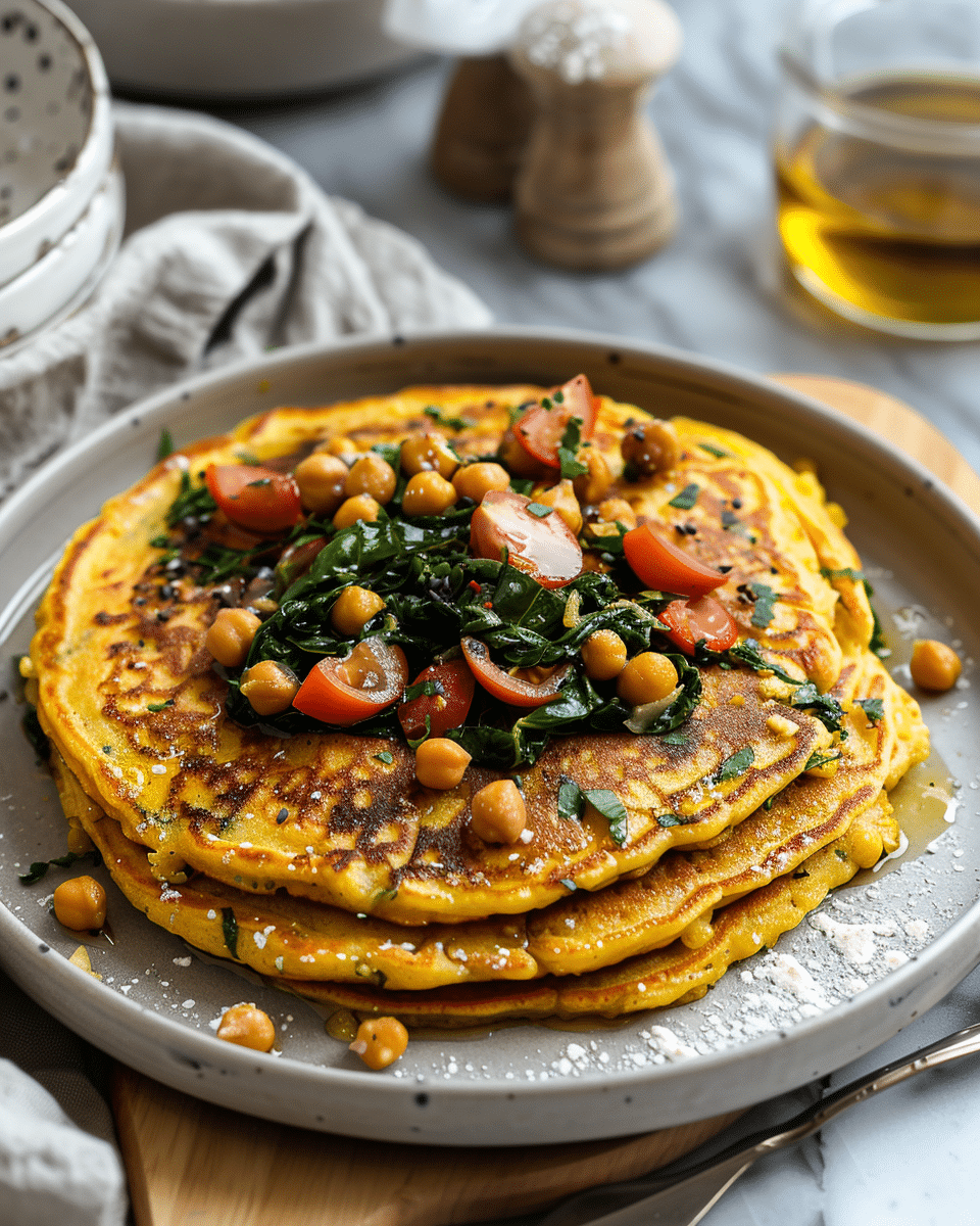 Chickpea Flour Pancakes
