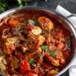 Easy Chicken Cacciatore