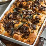 Mushroom Focaccia Bread