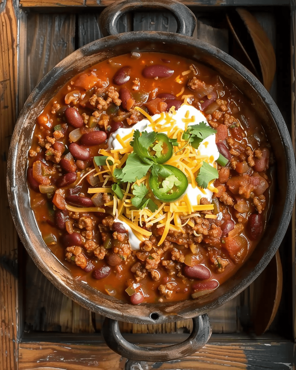 Easy 3-Ingredient Chili