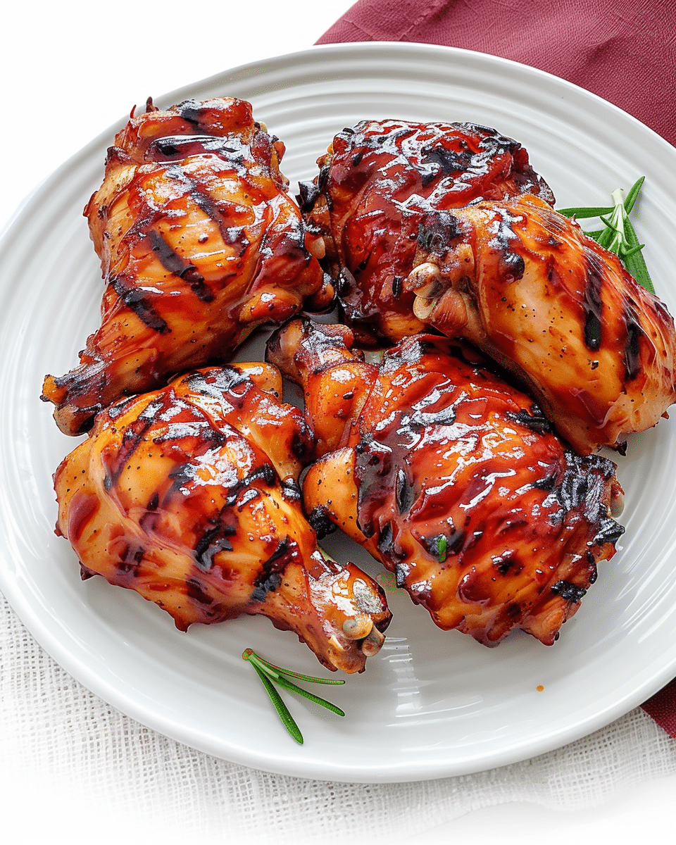Easy BBQ Chicken Thighs