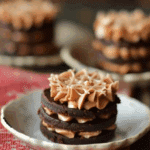 No Bake Chocolate Peanut Butter Cakes