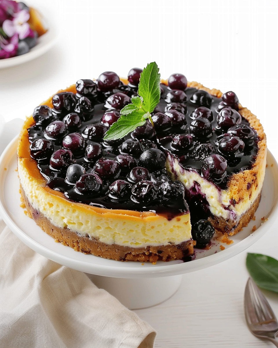 Lemon Blueberry Cheesecake