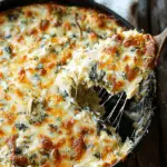 Cheesy Baked Spinach Artichoke Dip